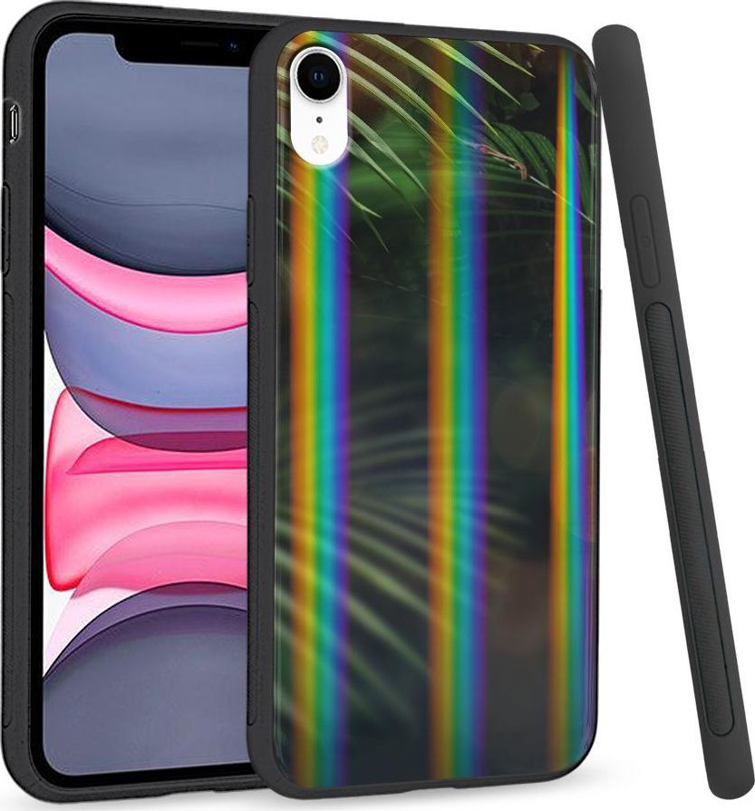 Super Fashion Etui Rainbow Series na Apple iPhone XR Plamy 1