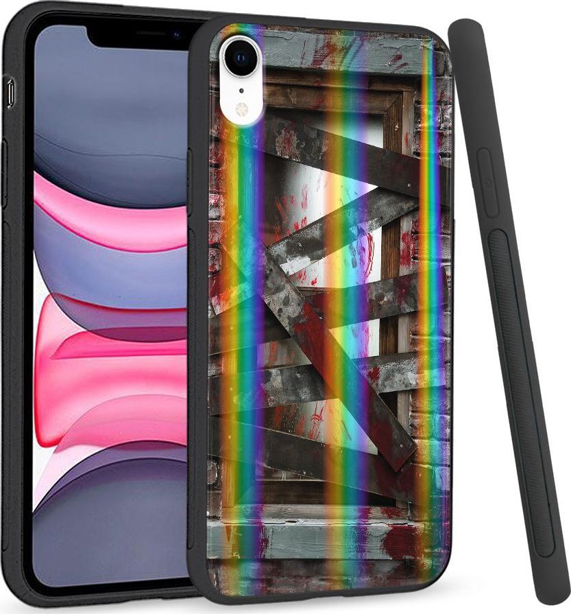 Super Fashion Etui Rainbow Series na Apple iPhone XR Straszny dom 1