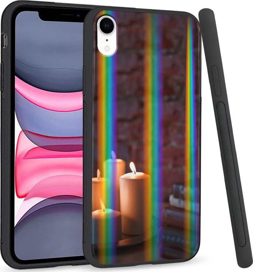 Super Fashion Etui Rainbow Series na Apple iPhone XR Romantyzm 1