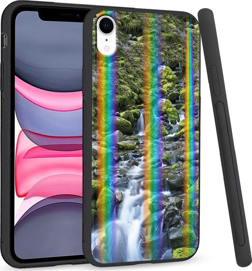 Super Fashion Etui Rainbow Series na Apple iPhone XR Górski potok 1