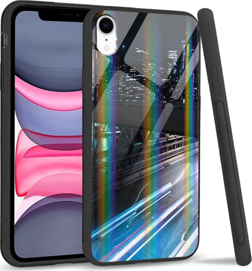 Super Fashion Etui Rainbow Series na Apple iPhone XR Cityscape 1