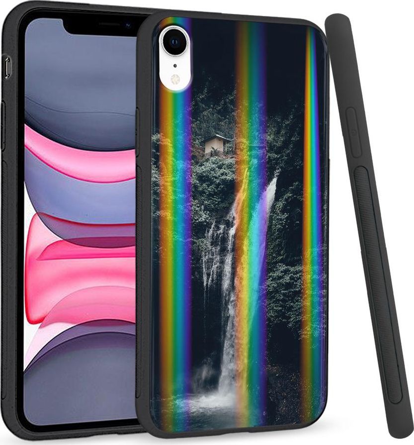 Super Fashion Etui Rainbow Series na Apple iPhone XR Wodospad 1