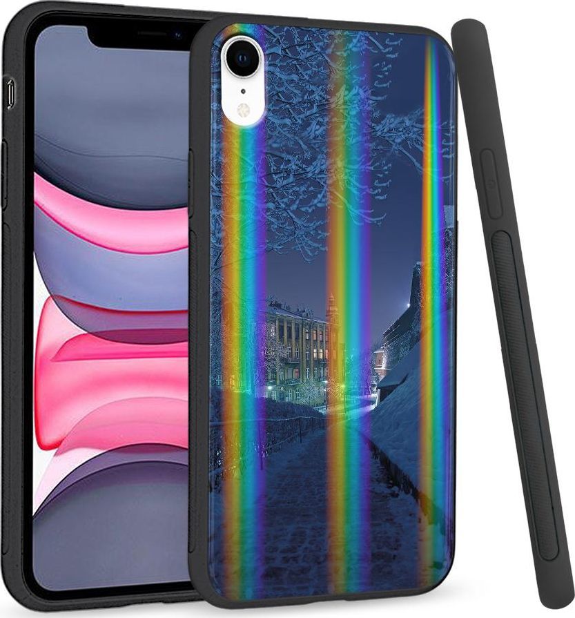 Super Fashion Etui Rainbow Series na Apple iPhone XR Zima 1