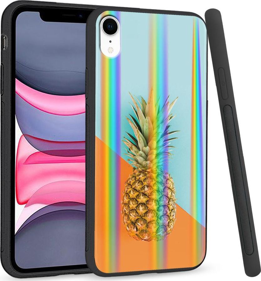 Super Fashion Etui Rainbow Series na Apple iPhone XR Bromeliaceae 1