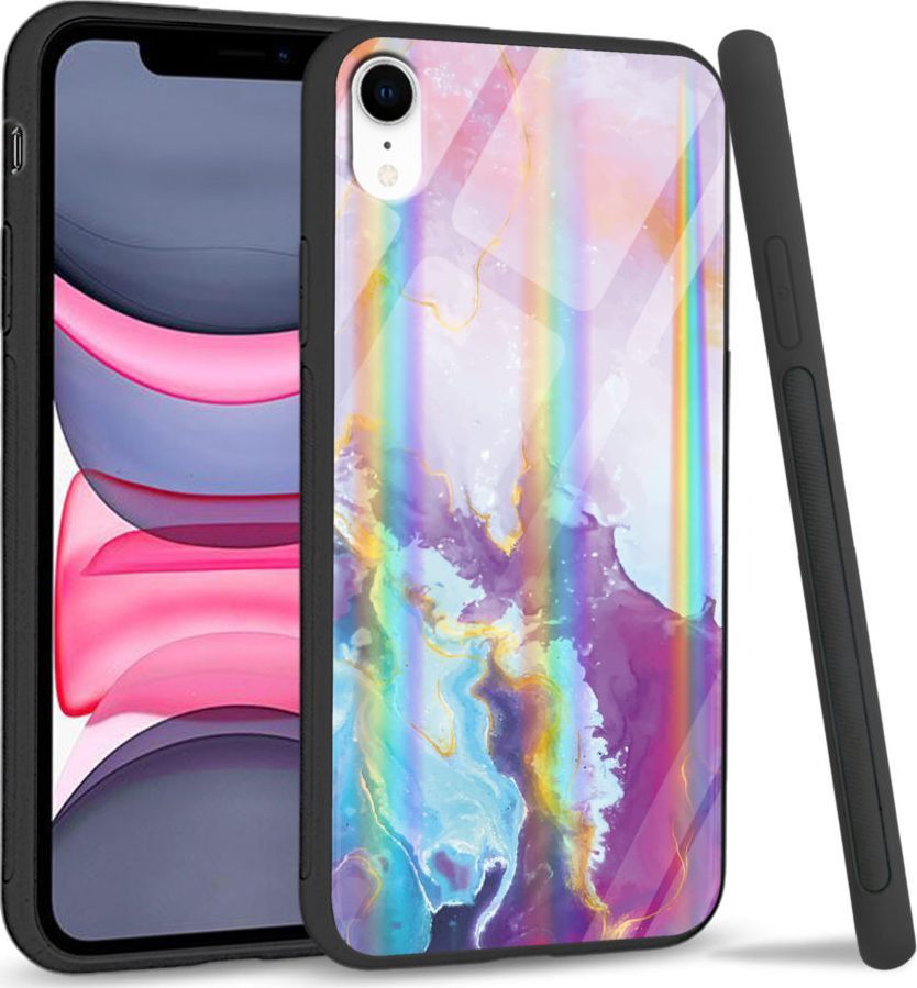 Super Fashion Etui Rainbow Series na Apple iPhone XR Beautiful abstract 1
