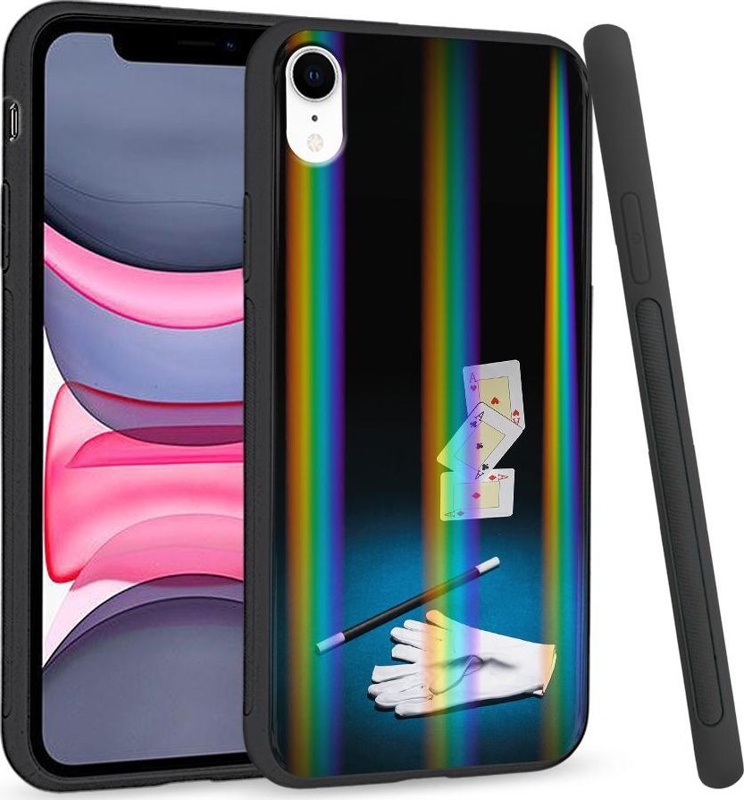 Super Fashion Etui Rainbow Series na Apple iPhone XR Zestaw magika 1