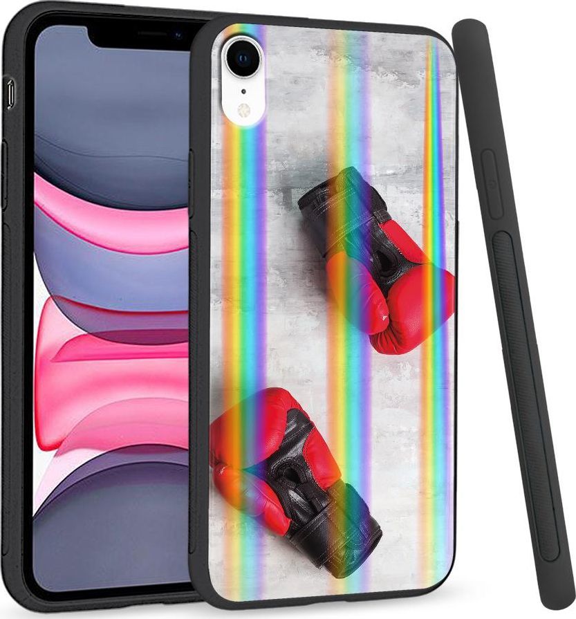 Super Fashion Etui Rainbow Series na Apple iPhone XR Nowe rękawice 1