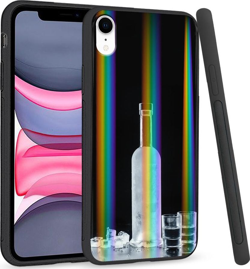 Super Fashion Etui Rainbow Series na Apple iPhone XR Alkohol 1