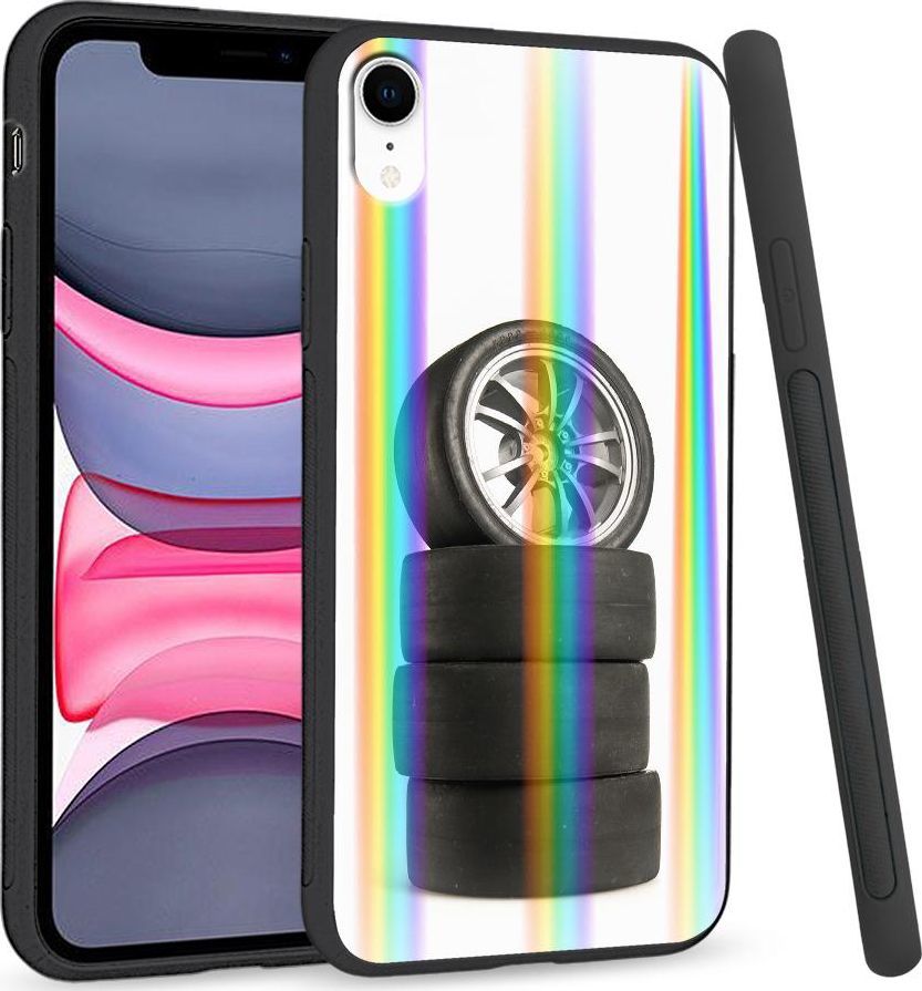 Super Fashion Etui Rainbow Series na Apple iPhone XR Opony 1