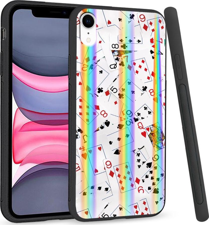 Super Fashion Etui Rainbow Series na Apple iPhone XR Talia kart 1