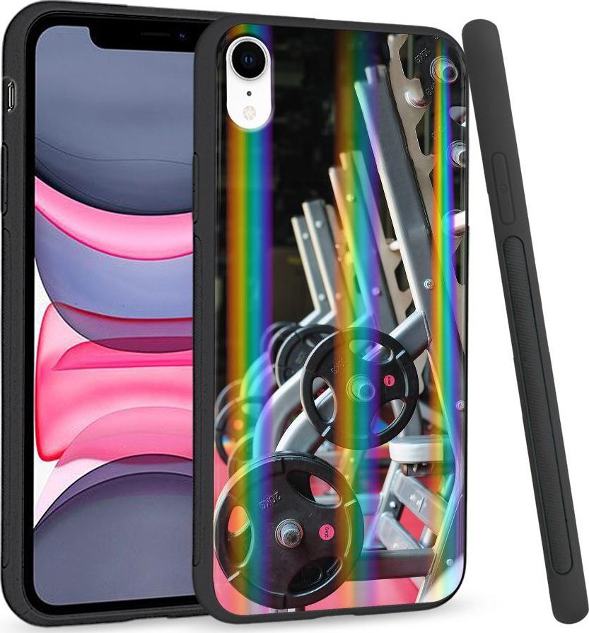 Super Fashion Etui Rainbow Series na Apple iPhone XR Siłownia 1