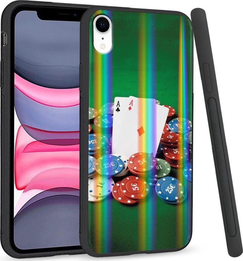 Super Fashion Etui Rainbow Series na Apple iPhone XR Poker 1