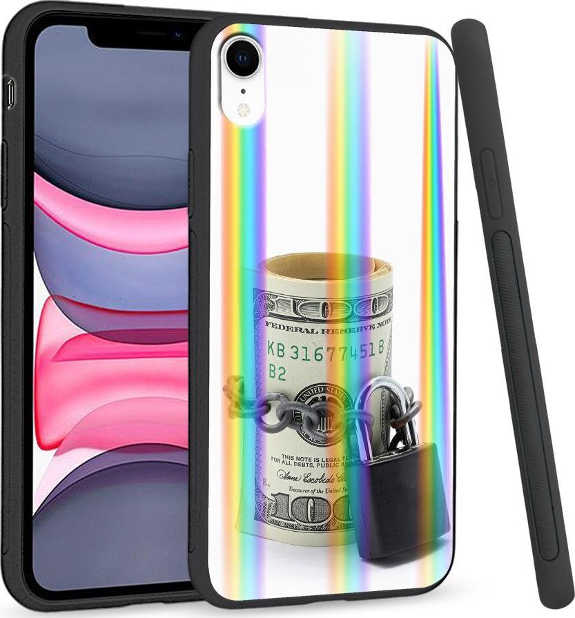 Super Fashion Etui Rainbow Series na Apple iPhone XR Pięniądze 1