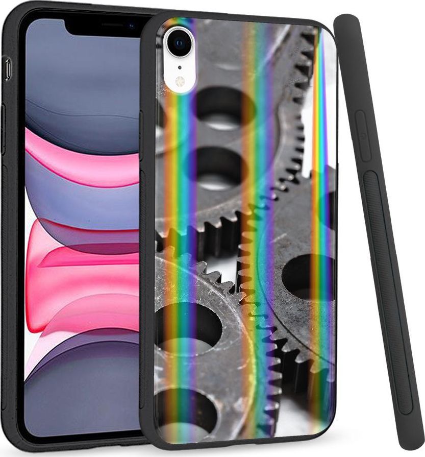 Super Fashion Etui Rainbow Series na Apple iPhone XR Koła zębate 1