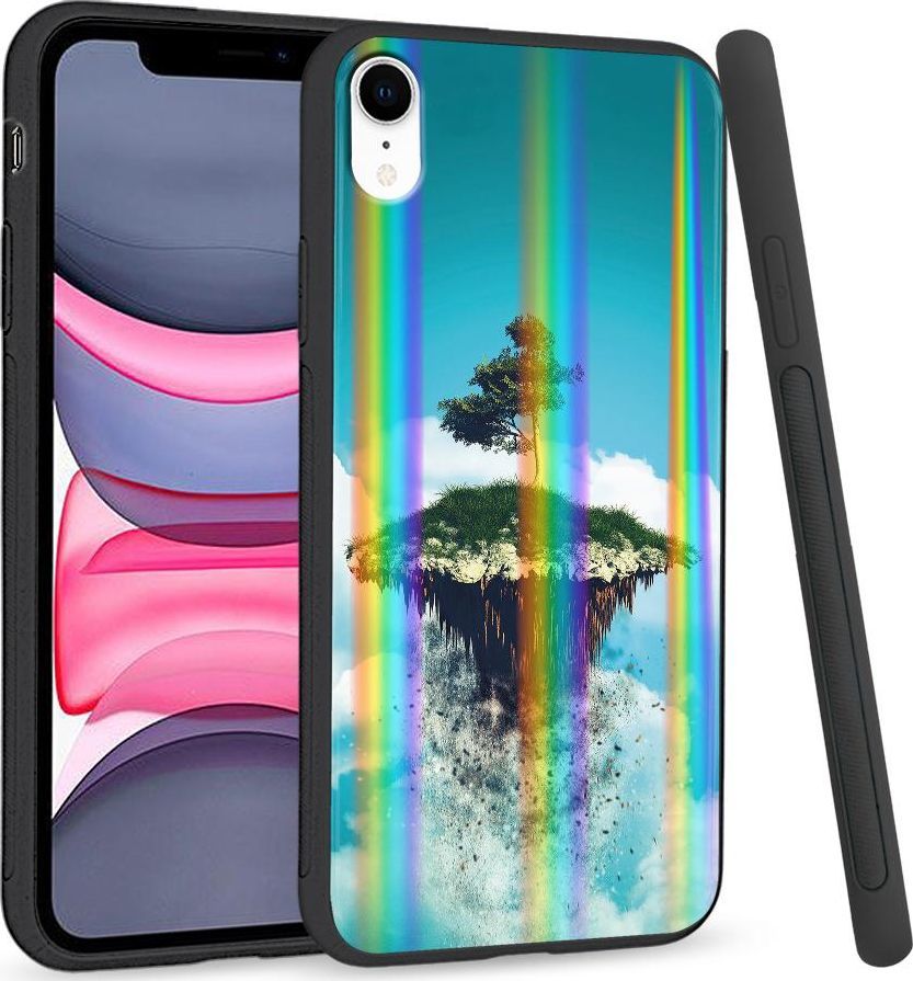 Super Fashion Etui Rainbow Series na Apple iPhone XR Drzewo 1
