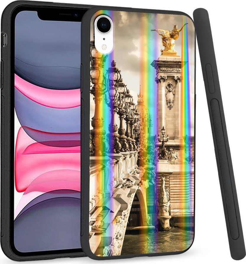 Super Fashion Etui Rainbow Series na Apple iPhone XR Stary most 1