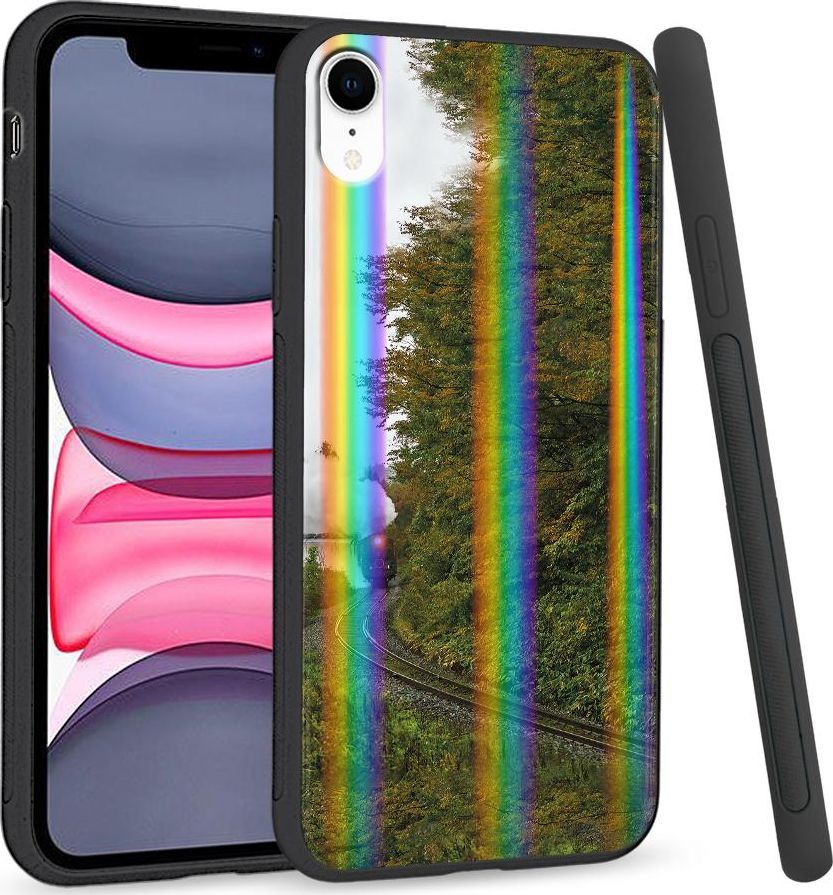 Super Fashion Etui Rainbow Series na Apple iPhone XR Tory w lesie 1