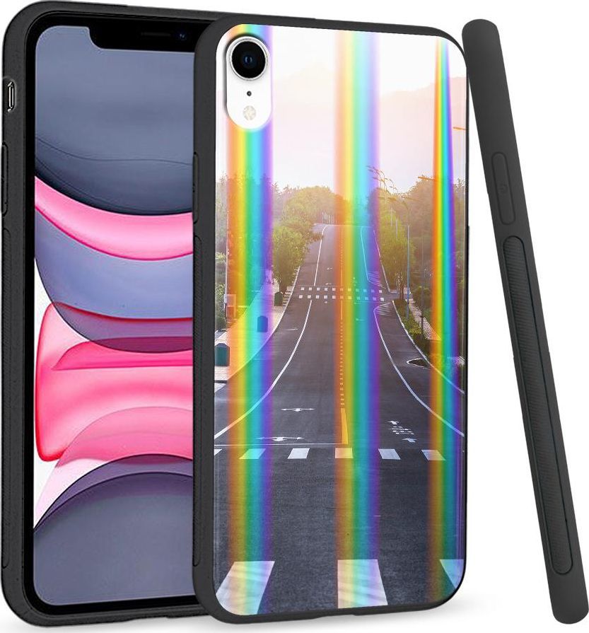 Super Fashion Etui Rainbow Series na Apple iPhone XR Droga w górę 1