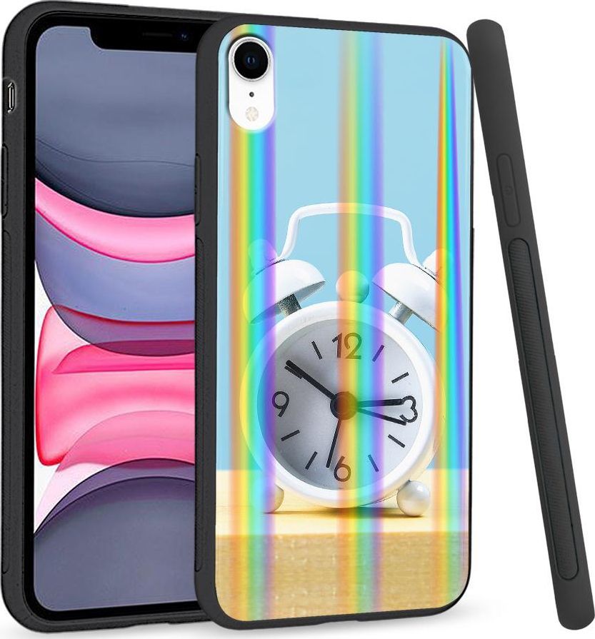Super Fashion Etui Rainbow Series na Apple iPhone XR Czas wstawać 1