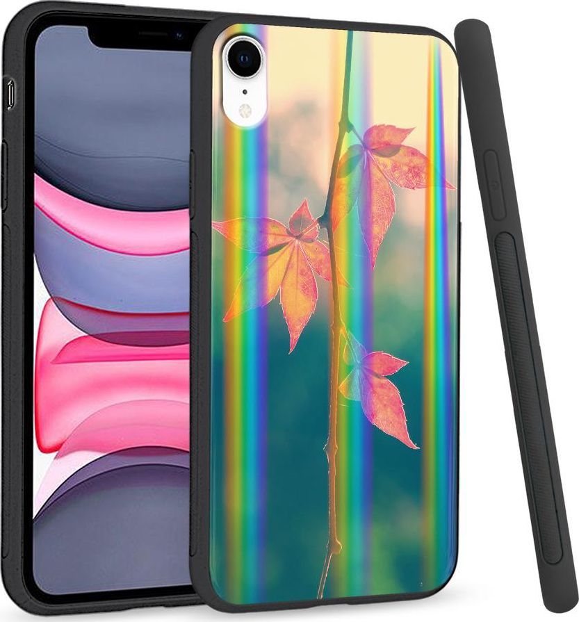 Super Fashion Etui Rainbow Series na Apple iPhone XR Autumn Leaves 1