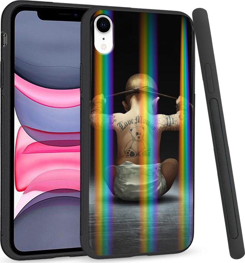 Super Fashion Etui Rainbow Series na Apple iPhone XR Hard Rock Baby 1