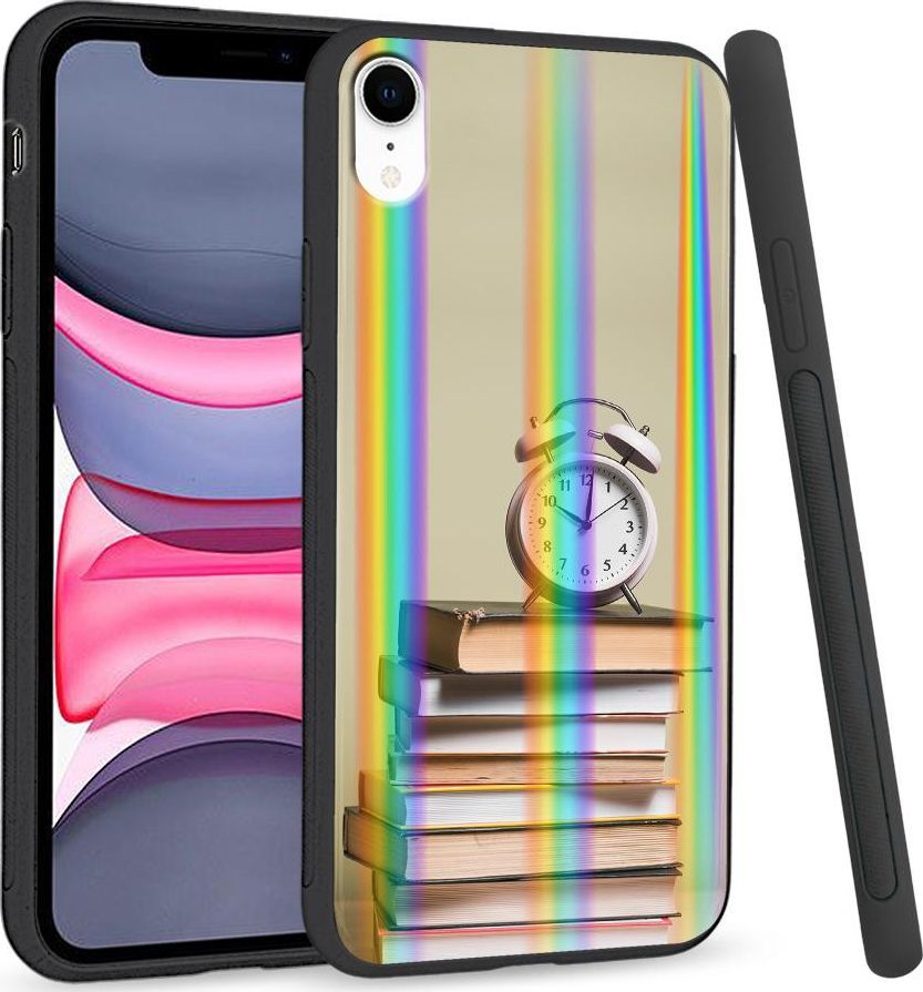 Super Fashion Etui Rainbow Series na Apple iPhone XR Budzik 1