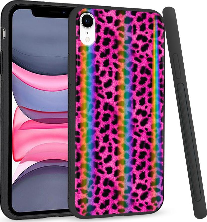 Super Fashion Etui Rainbow Series na Apple iPhone XR Panterka 1