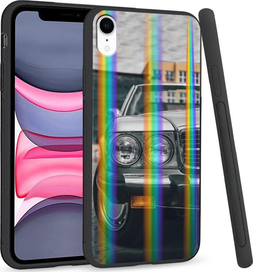 Super Fashion Etui Rainbow Series na Apple iPhone XR Stary samochód 1
