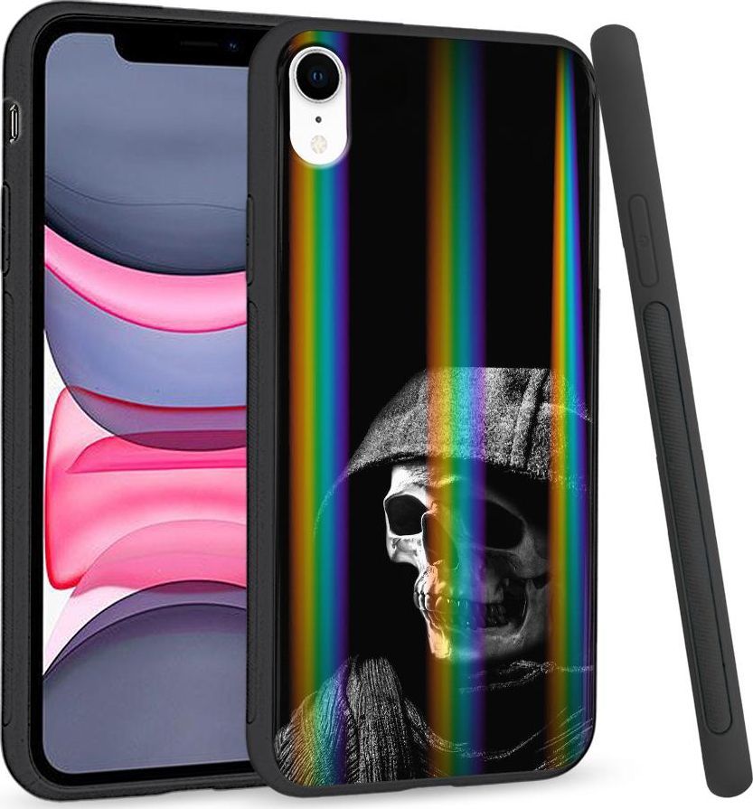 Super Fashion Etui Rainbow Series na Apple iPhone XR Szkieletor 1