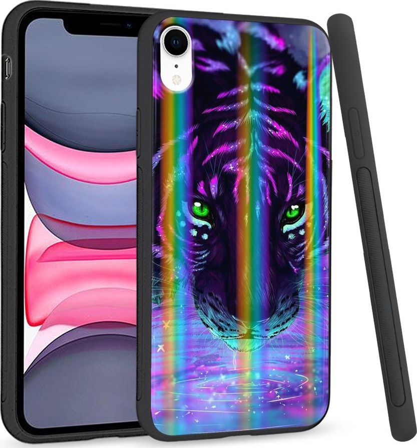 Super Fashion Etui Rainbow Series na Apple iPhone XR Tiger 1