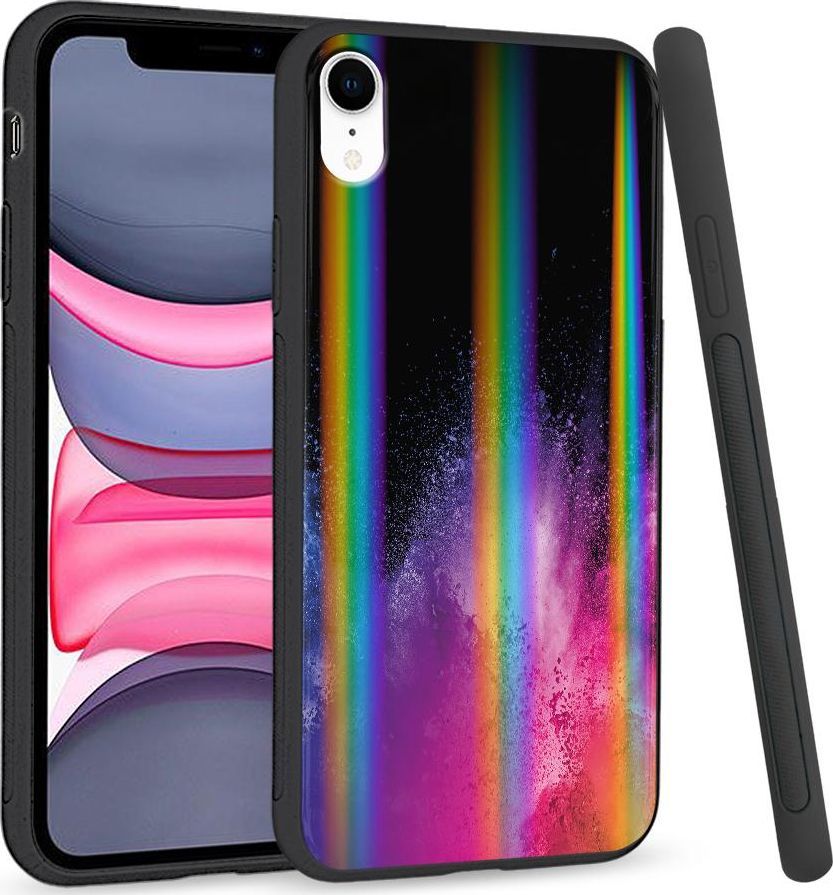 Super Fashion Etui Rainbow Series na Apple iPhone XR Splash Colors 1