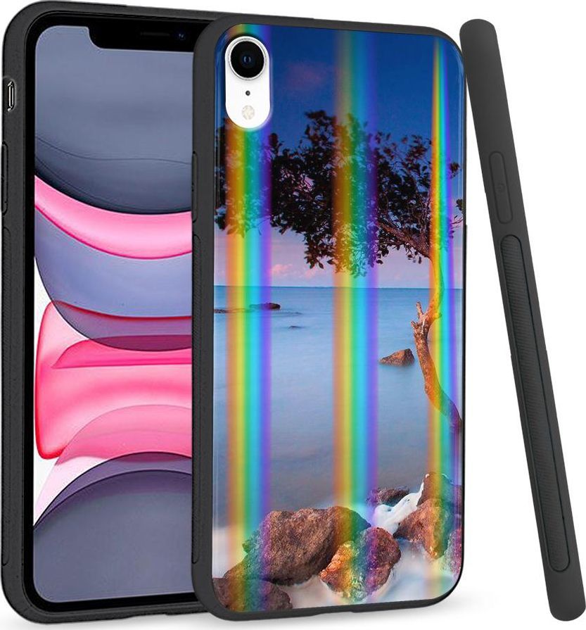 Super Fashion Etui Rainbow Series na Apple iPhone XR Tree 1