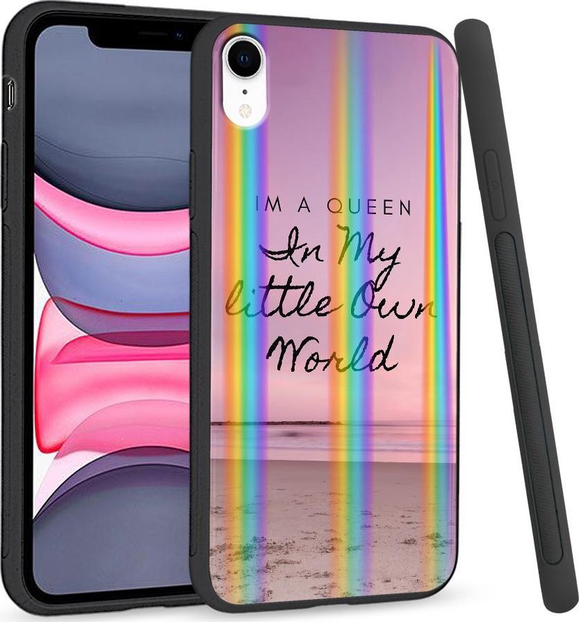 Super Fashion Etui Rainbow Series na Apple iPhone XR Im a Queen in my little Own World 1