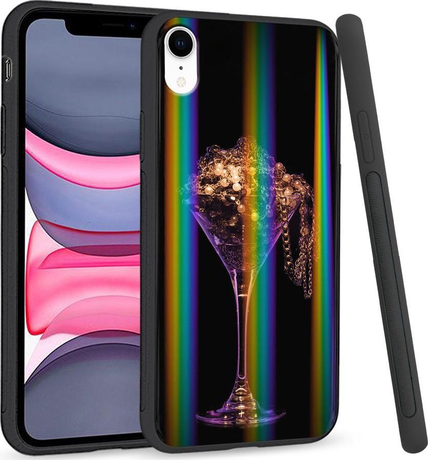 Super Fashion Etui Rainbow Series na Apple iPhone XR Złoto 1