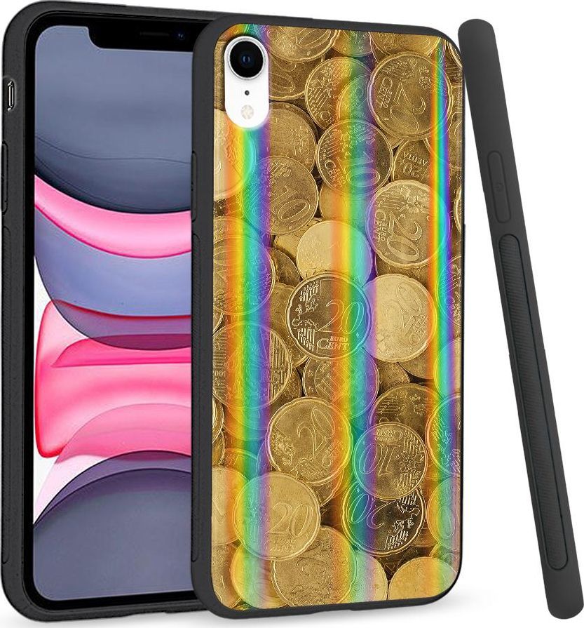 Super Fashion Etui Rainbow Series na Apple iPhone XR Coins 1