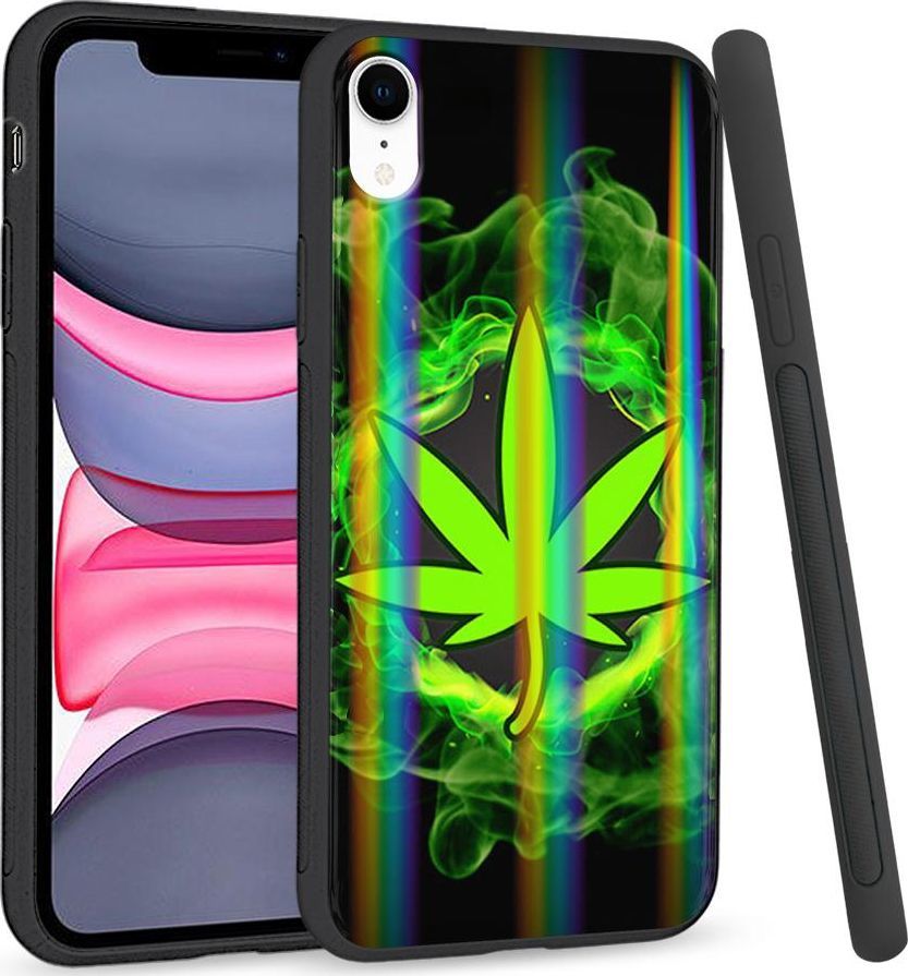Super Fashion Etui Rainbow Series na Apple iPhone XR Zielone Zioło 1