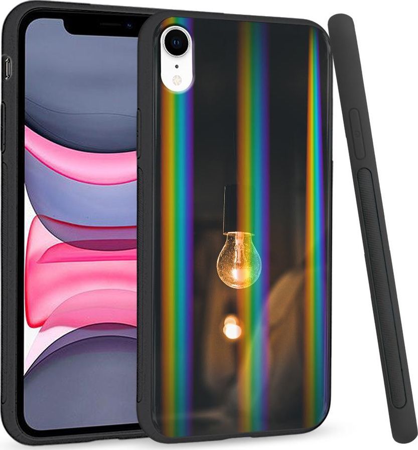 Super Fashion Etui Rainbow Series na Apple iPhone XR Żarówka 1