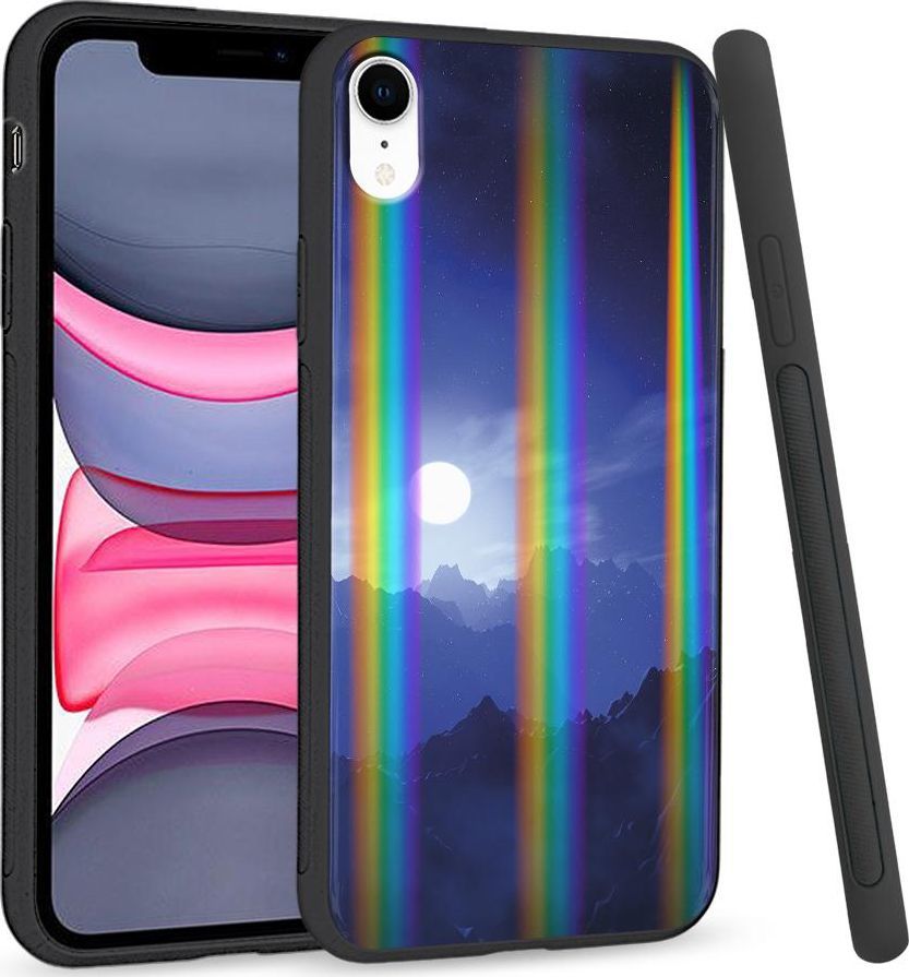 Super Fashion Etui Rainbow Series na Apple iPhone XR Blue night 1