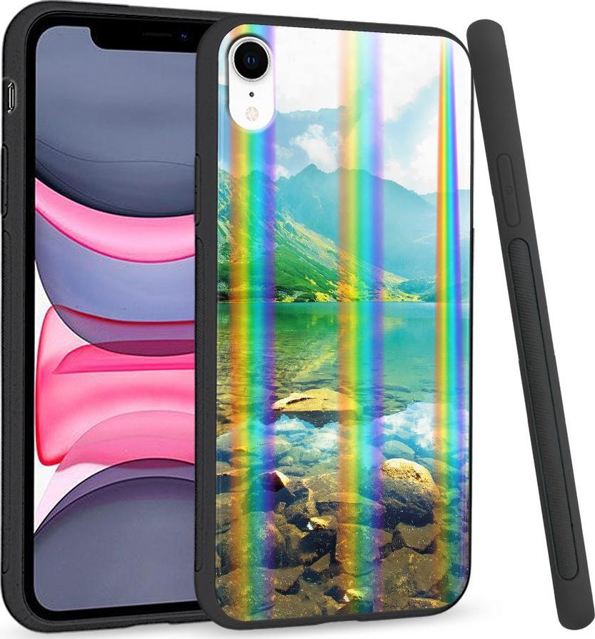 Super Fashion Etui Rainbow Series na Apple iPhone XR Jezioro 1