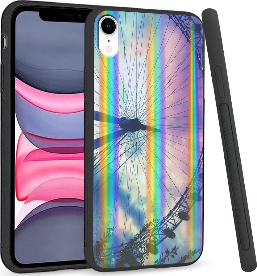 Super Fashion Etui Rainbow Series na Apple iPhone XR Rollercoster 1
