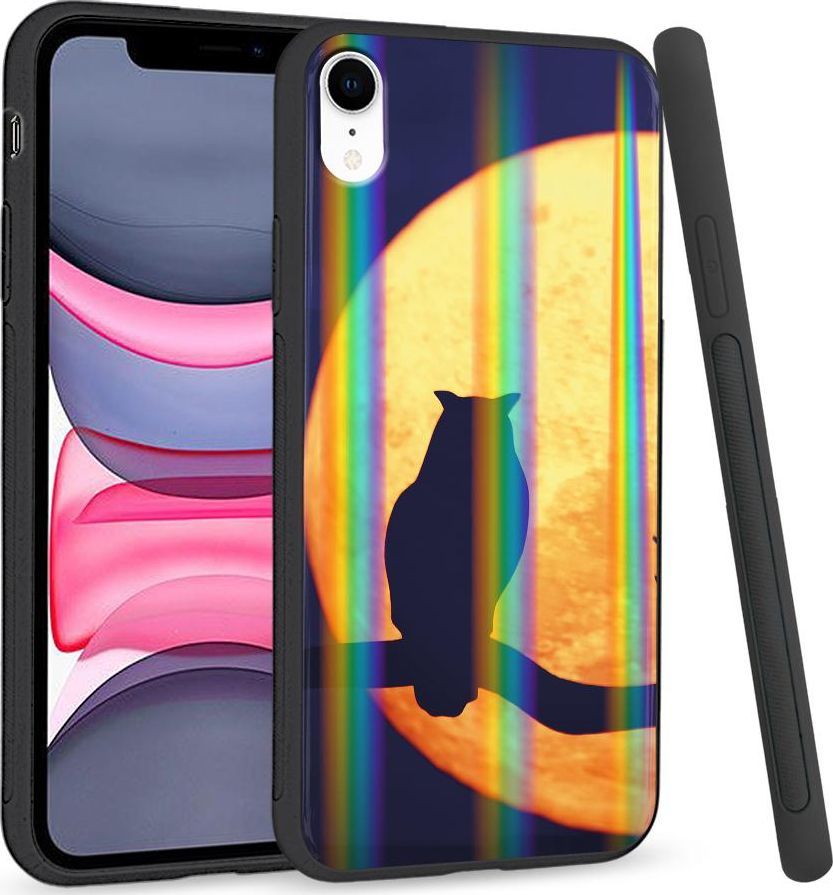 Super Fashion Etui Rainbow Series na Apple iPhone XR Night Owl 1