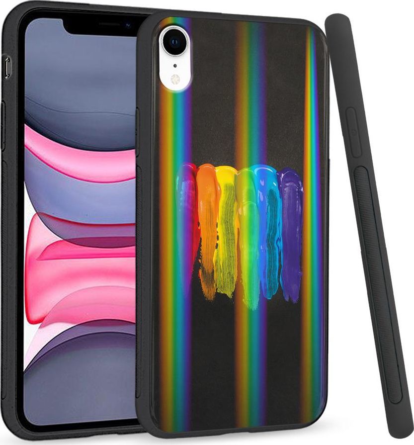 Super Fashion Etui Rainbow Series na Apple iPhone XR Zabarwienie 1
