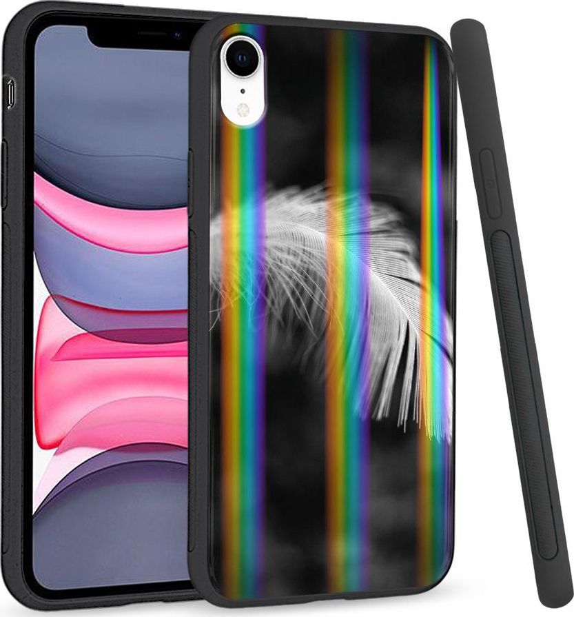 Super Fashion Etui Rainbow Series na Apple iPhone XR Pióro 1