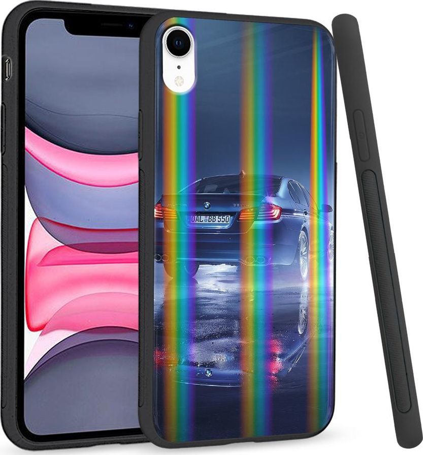 Super Fashion Etui Rainbow Series na Apple iPhone XR BMW 1