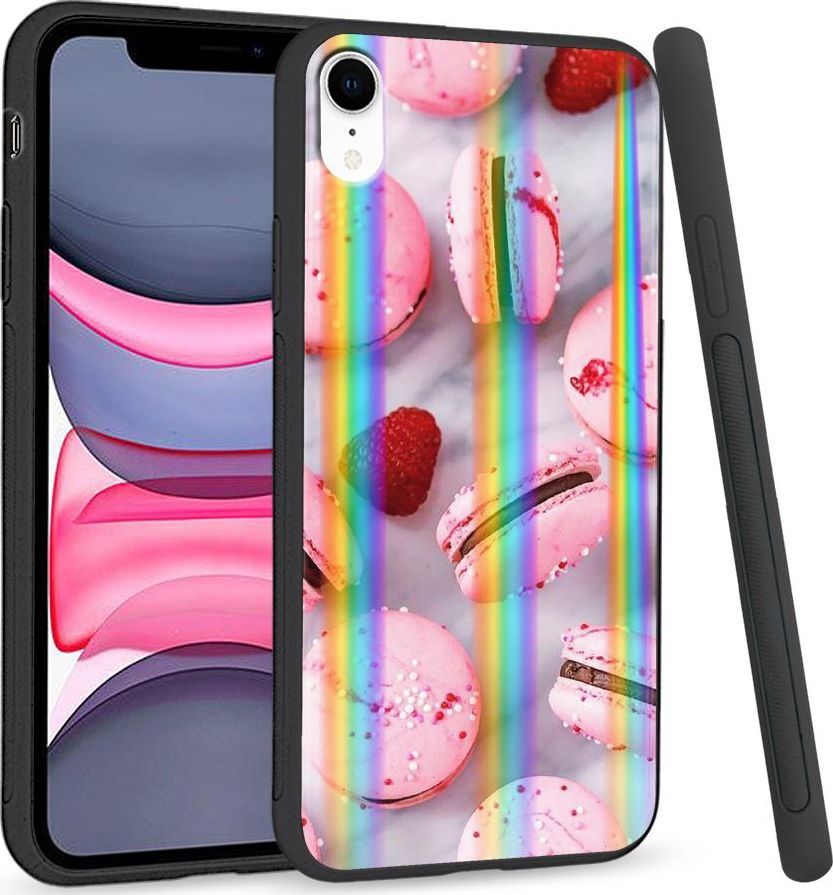 Super Fashion Etui Rainbow Series na Apple iPhone XR Ciastka 1