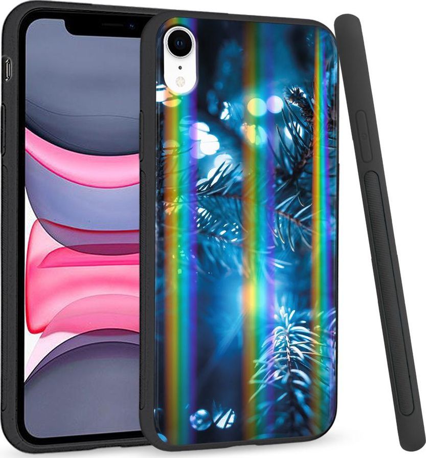 Super Fashion Etui Rainbow Series na Apple iPhone XR Sosna 1