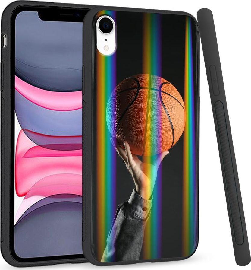 Super Fashion Etui Rainbow Series na Apple iPhone XR Basketball 1