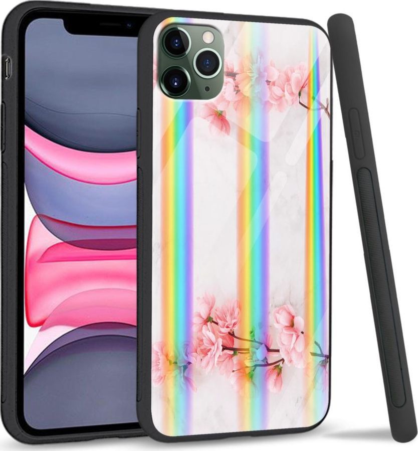 Super Fashion Etui Rainbow Series na Apple iPhone 11 Pro Due flowers 1