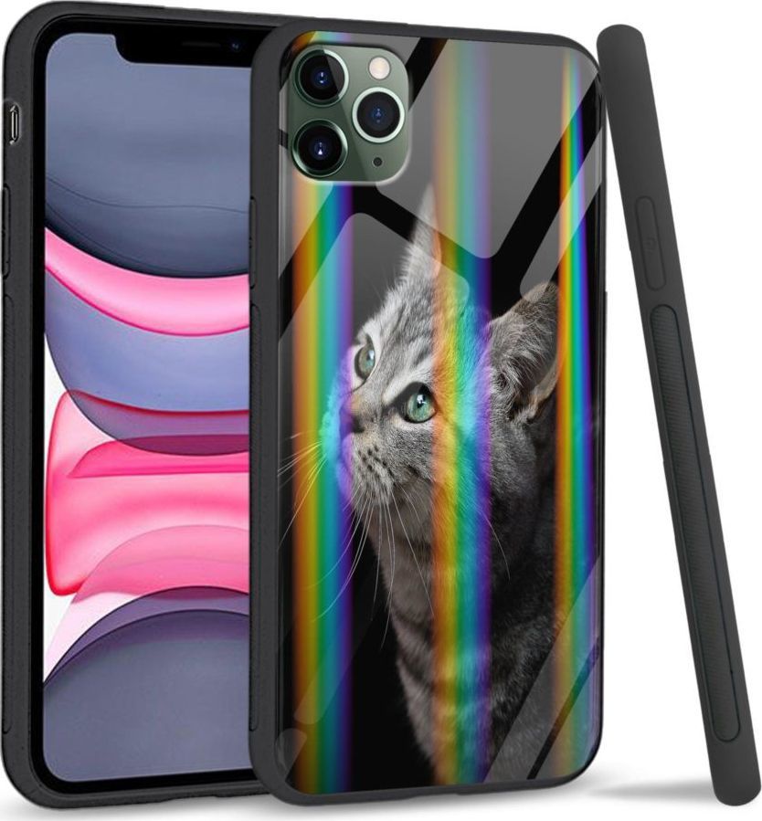 Super Fashion Etui Rainbow Series na Apple iPhone 11 Pro My kitty friend 1