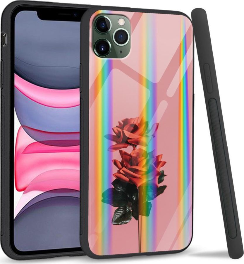 Super Fashion Etui Rainbow Series na Apple iPhone 11 Pro Rose love 1
